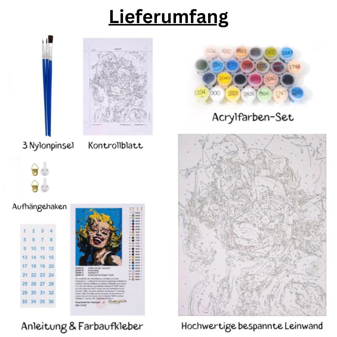 Malen nach Zahlen - Wunschmotiv